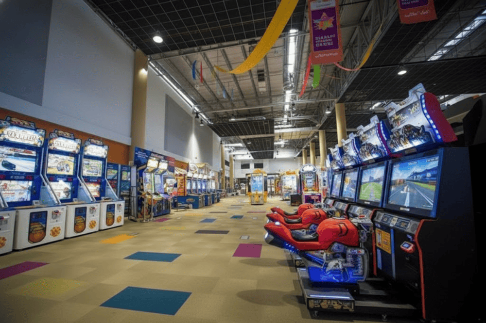 Helio Play features state-of-the-art arcade machines and a variety of interactive games